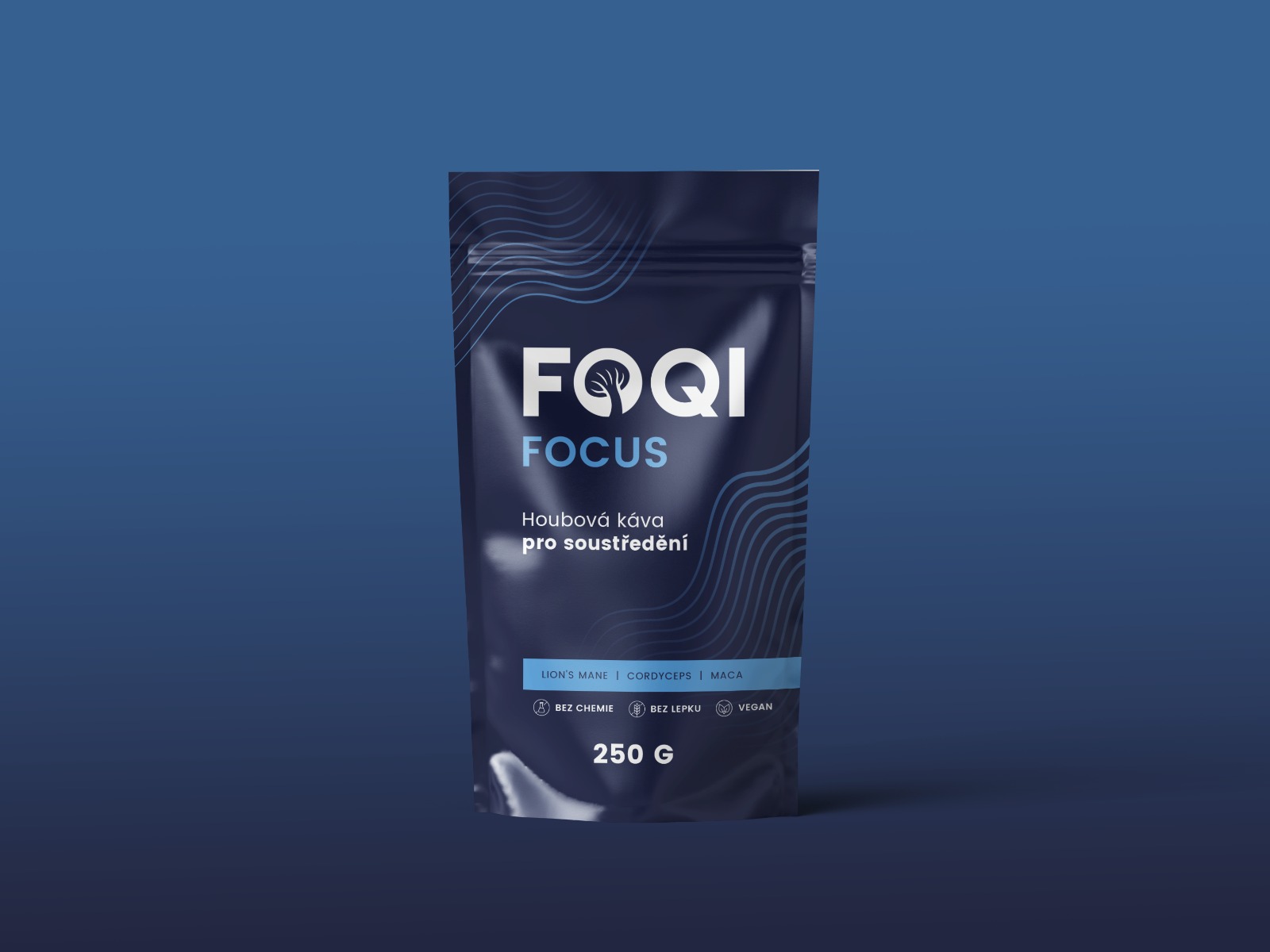 FOQI Focus houbová káva s Lion's Mane